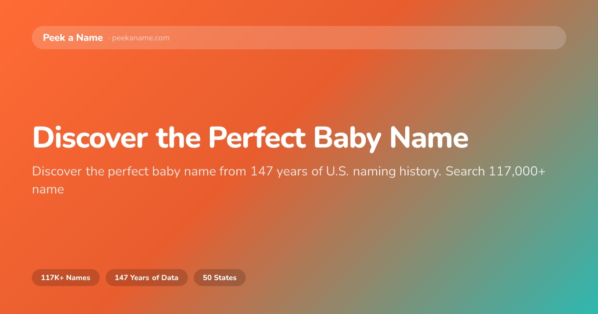 Peek a Name screenshot 1